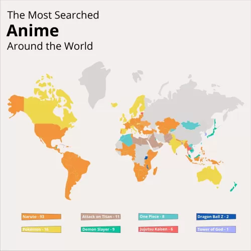Estos son los diez animes más buscados a nivel mundial